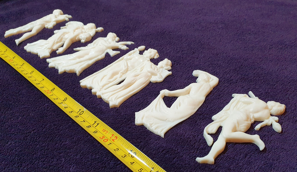 6 DECORATIVE MOULDING ANTIQUE STATUE WALL DECORATION (No27)