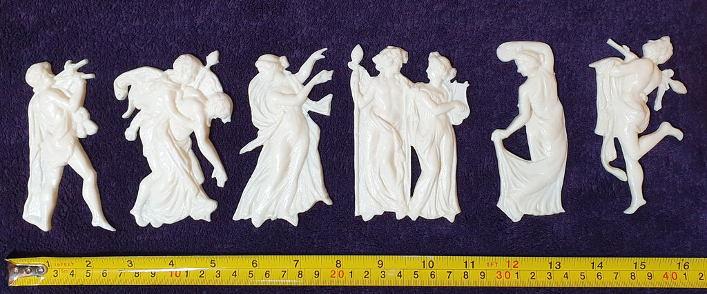 6 DECORATIVE MOULDING ANTIQUE STATUE WALL DECORATION (No27)
