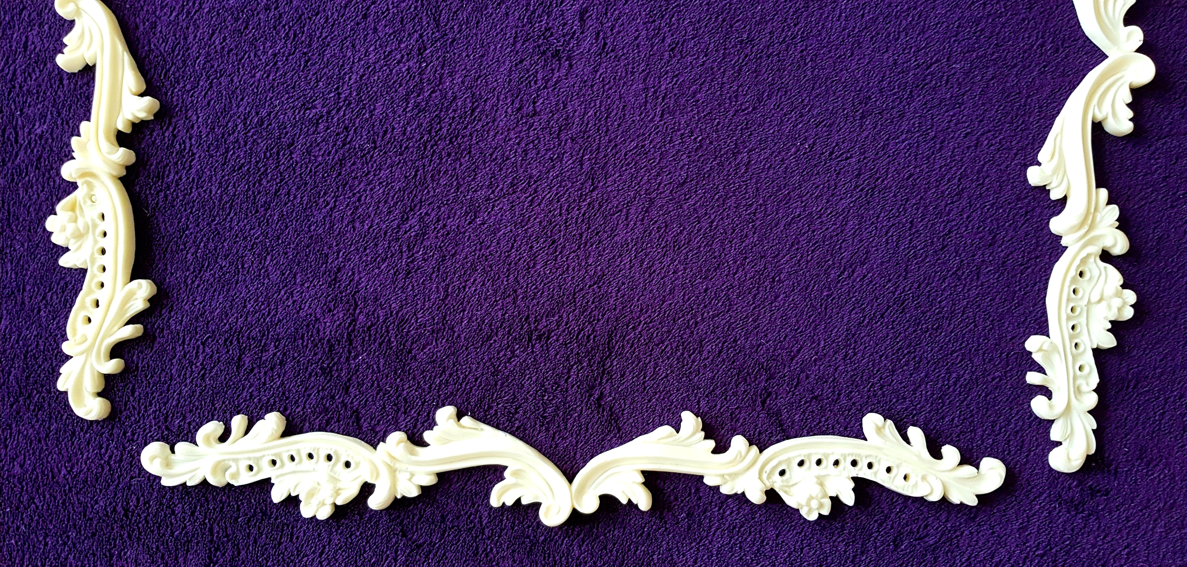 4 DECORATIVE MOULDING SHABBY CORNER FRAME DECORATION (No14)