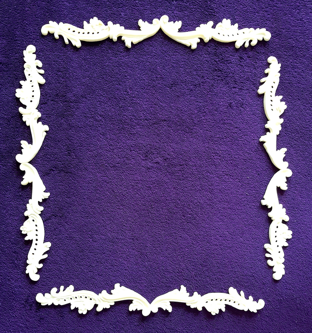 4 DECORATIVE MOULDING SHABBY CORNER FRAME DECORATION (No14)