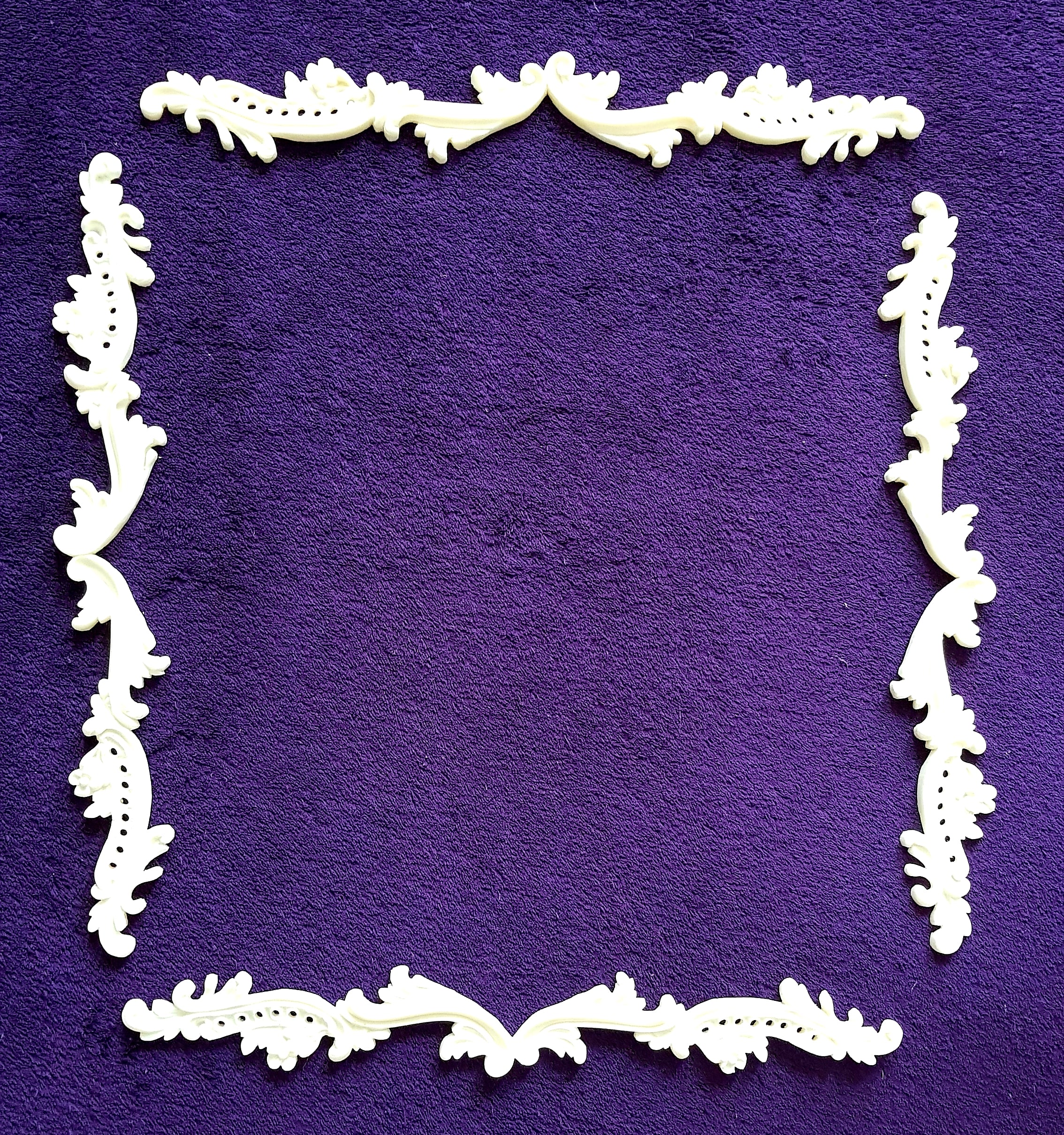 4 DECORATIVE MOULDING SHABBY CORNER FRAME DECORATION (No14)