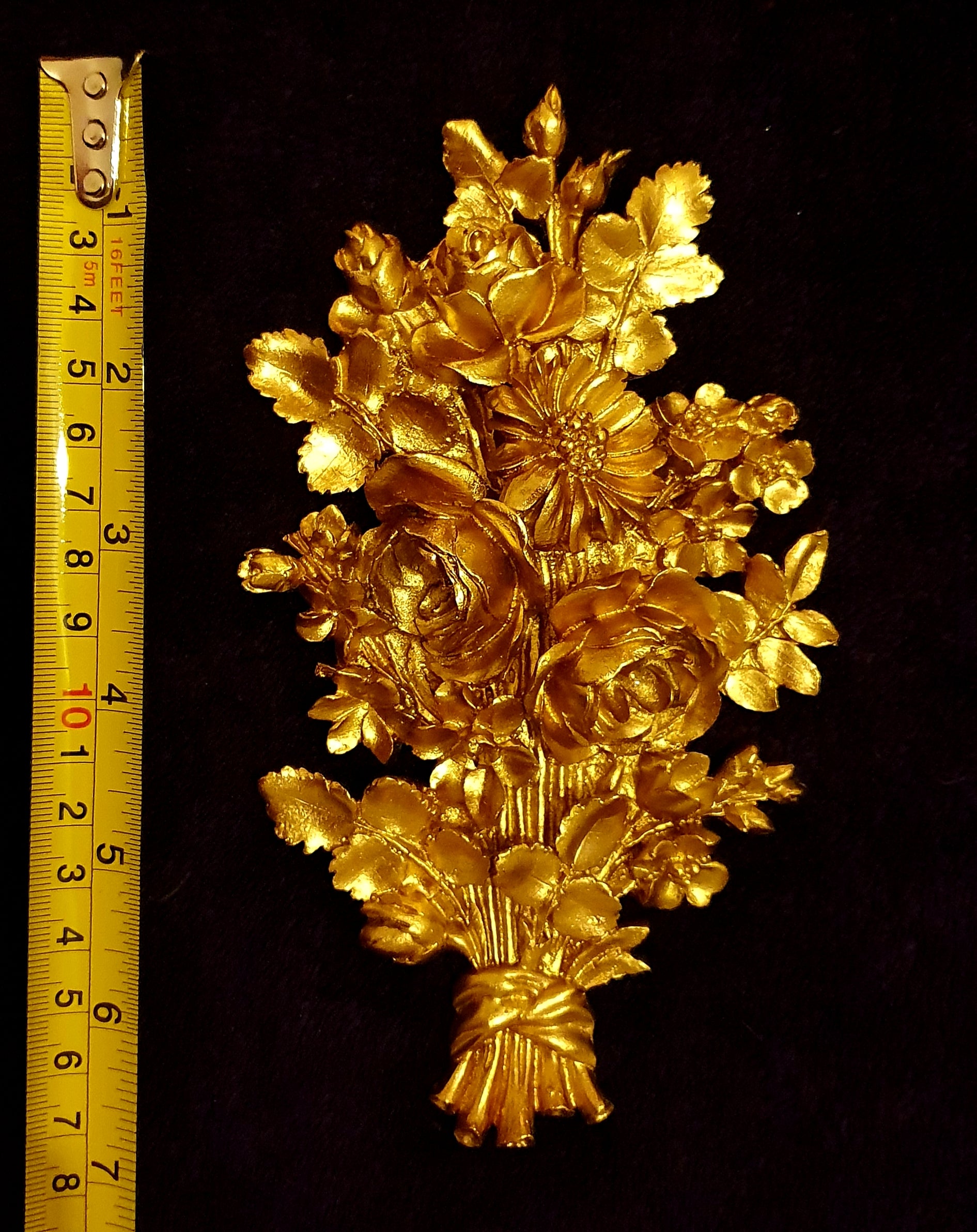 PAIR DECORATIVE MOULDING LOUIS XVI FLORAL DECORATION (No21)