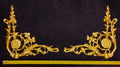 PAIR DECORATIVE MOULDING ANTIQUE ORNATE WALL OR FURNITURE DECORATION (No95)