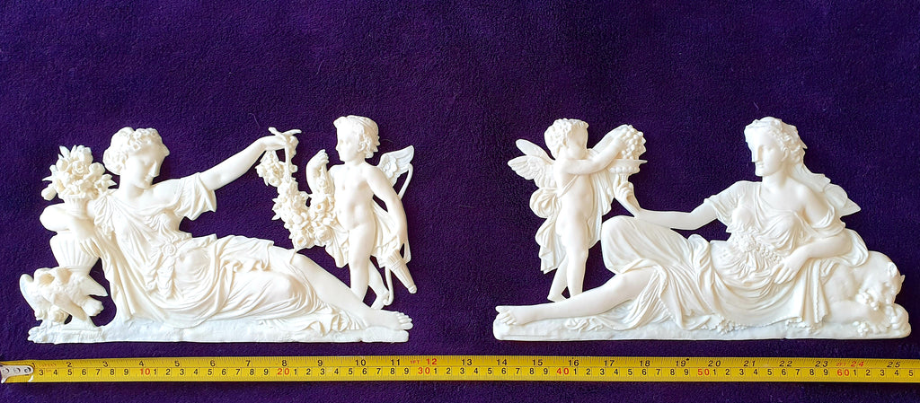 LARGE LOUIS XVI STYLE PLASTIC WALL DOOR DECOR PEDIMENT MOULDING (No32) £49.95 Colour QTY