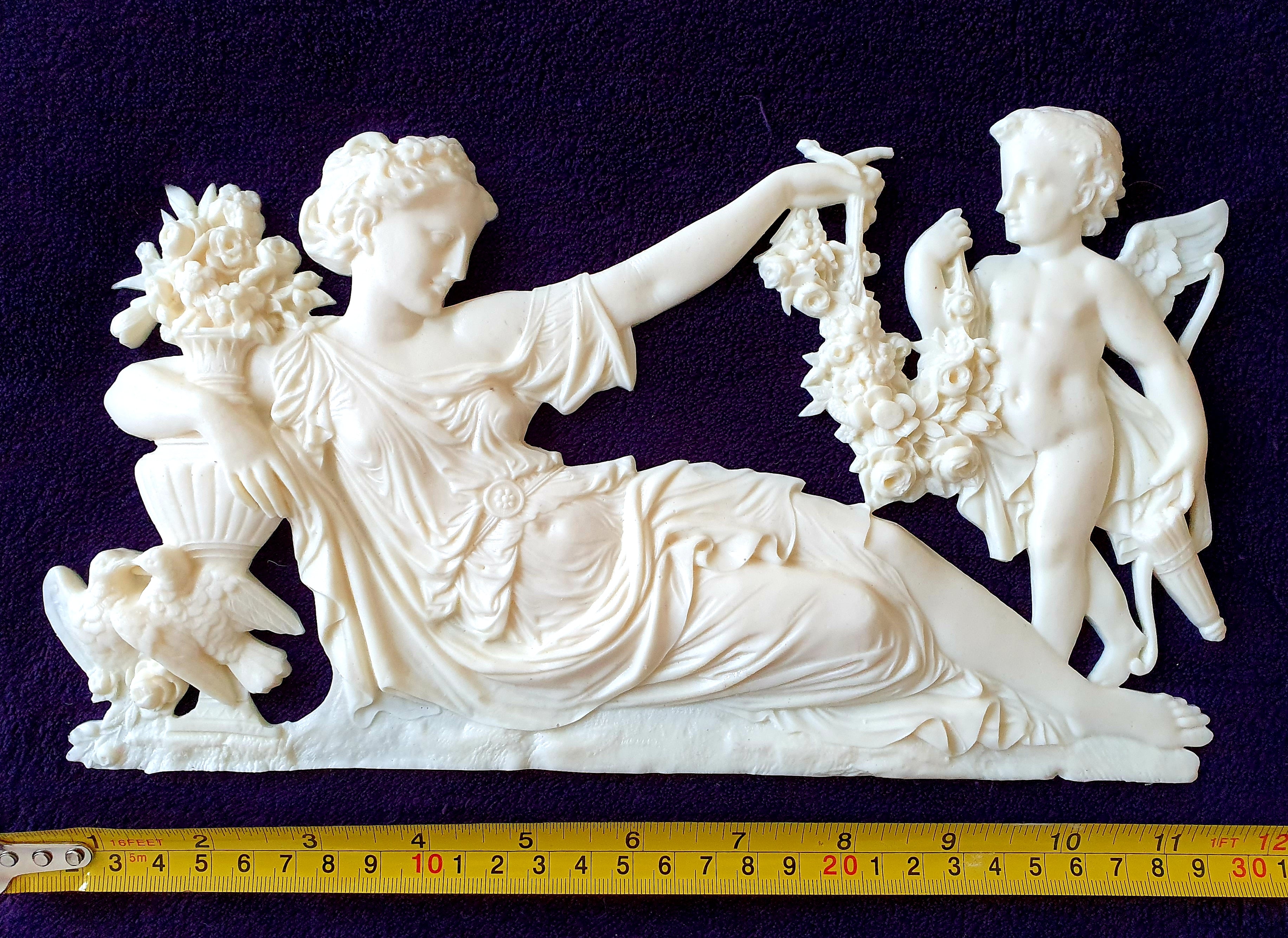 LARGE LOUIS XVI STYLE PLASTIC WALL DOOR DECOR PEDIMENT MOULDING (No32) £49.95 Colour QTY
