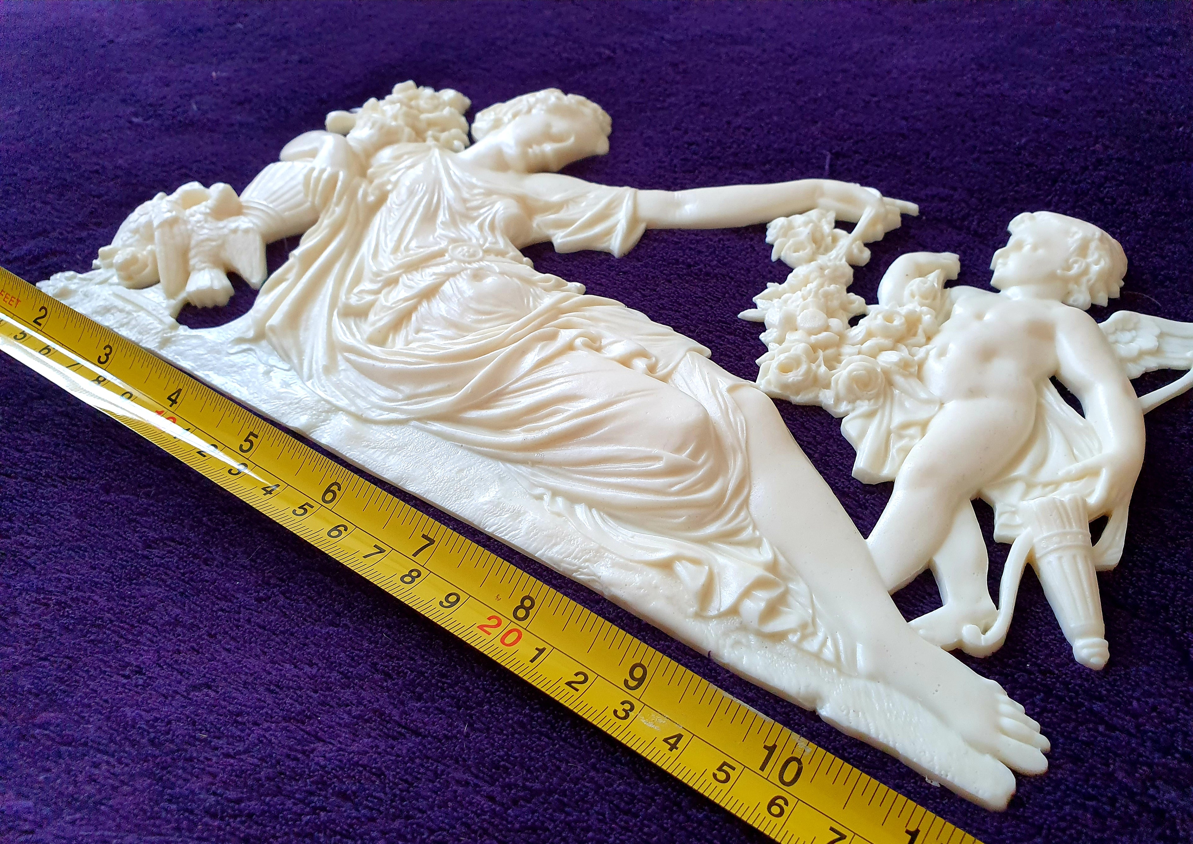 LARGE LOUIS XVI STYLE PLASTIC WALL DOOR DECOR PEDIMENT MOULDING (No32) £49.95 Colour QTY
