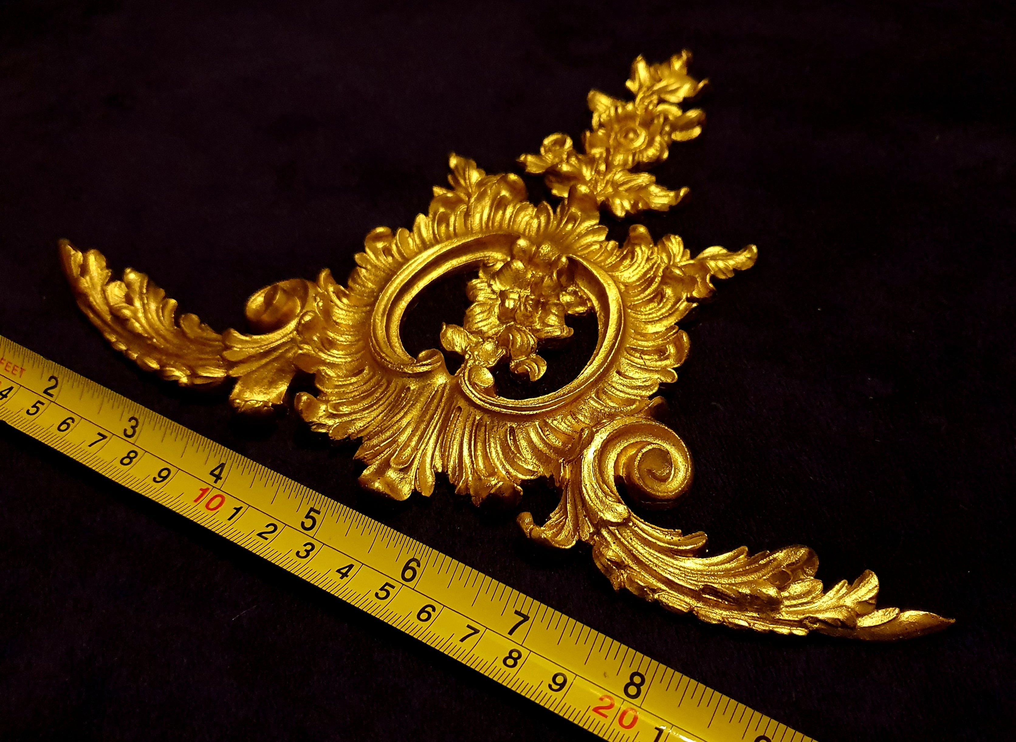 LOUIS XV GOLD GILT DORE RESIN WALL FRAME MOULDING DECORATION (No36)