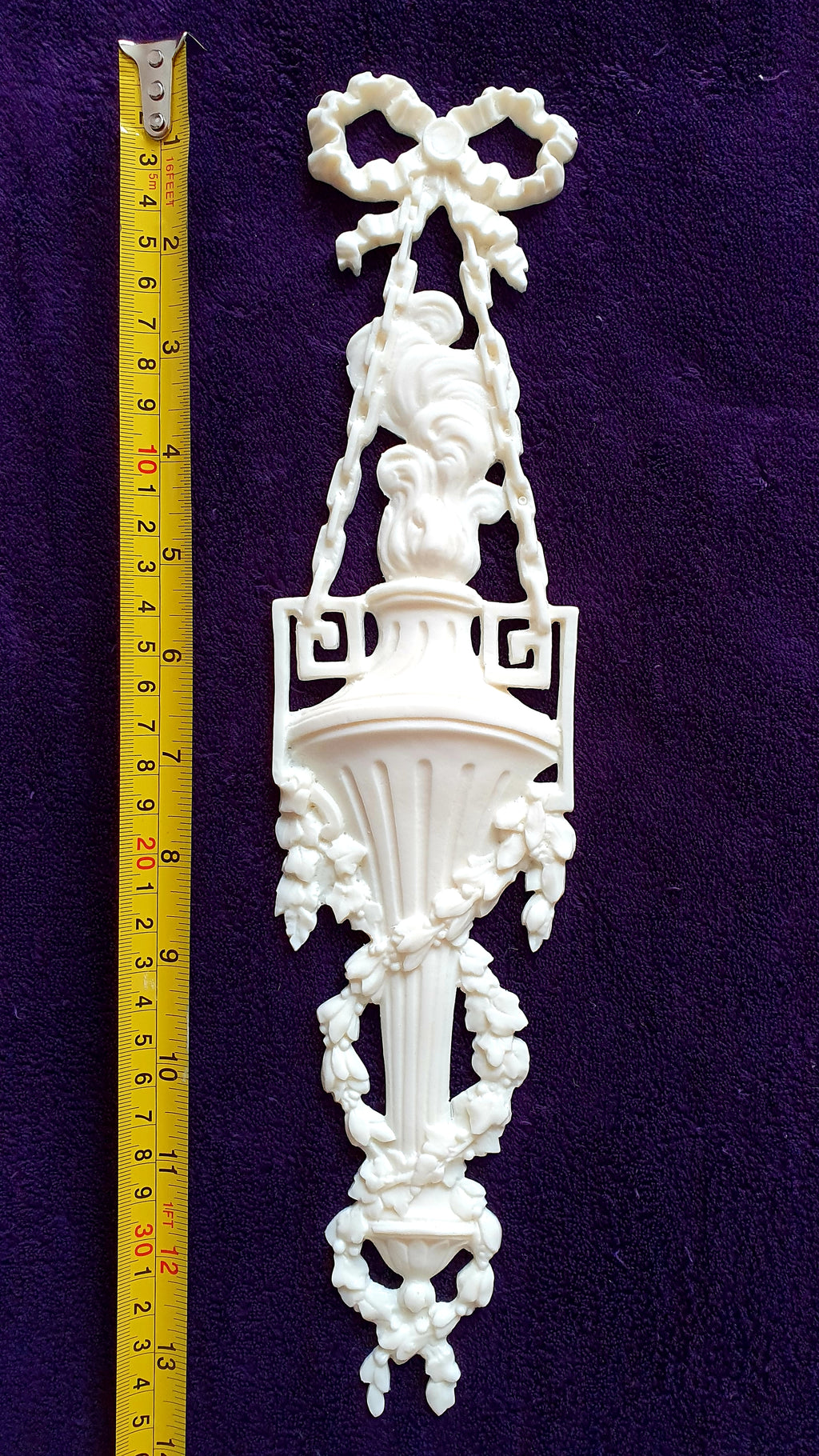 LARGE FRENCH ANTIQUE LOUIS XVI WALL MIRROR MOULDING DECORATION (No25)