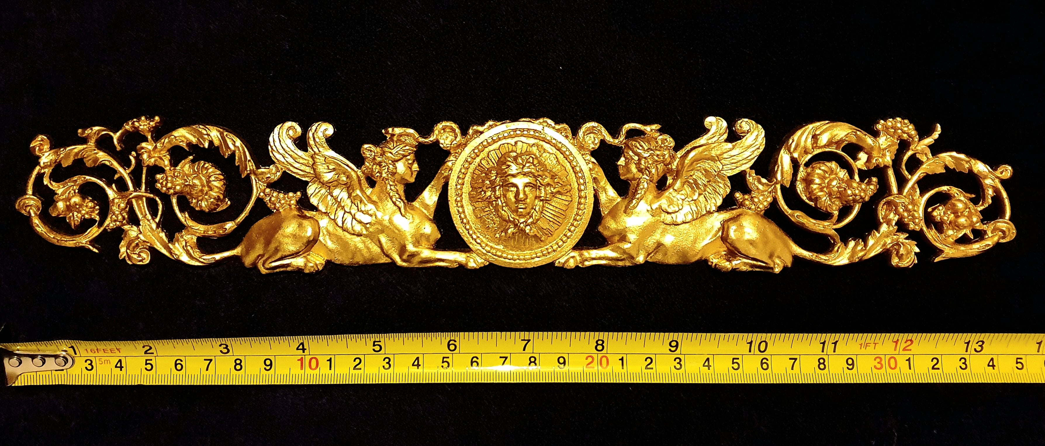 LARGE EMPIRE SPHINX GRIFFIN WALL MOULDING DECORATION (No8)