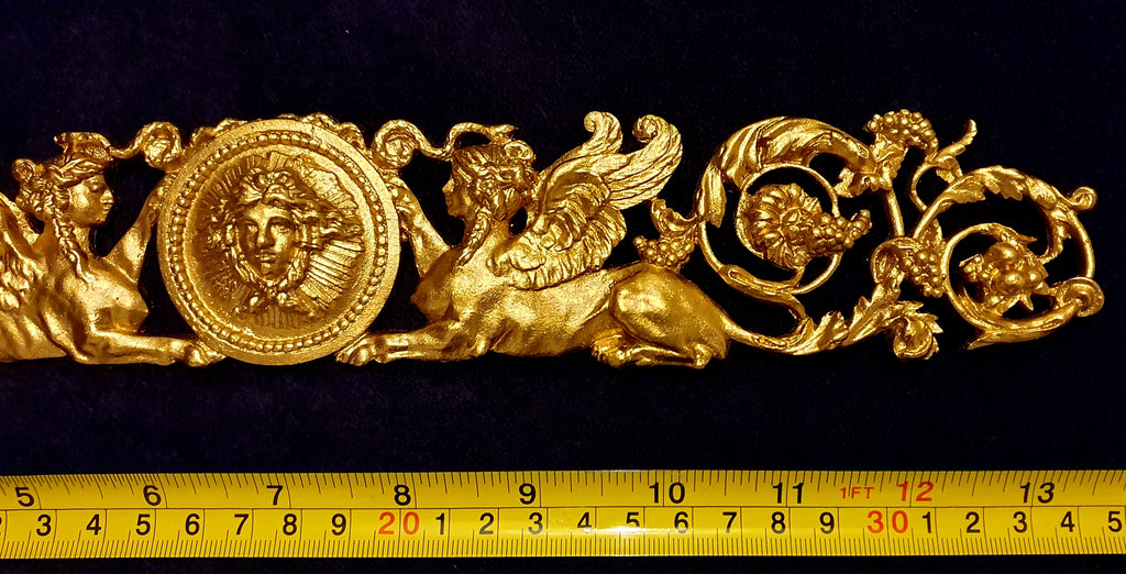 LARGE EMPIRE SPHINX GRIFFIN WALL MOULDING DECORATION (No8)
