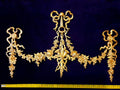 ORNATE DECORATIVE MOULDING VICTORIAN ANTIQUE FLORAL WALL DECORATION (No28)
