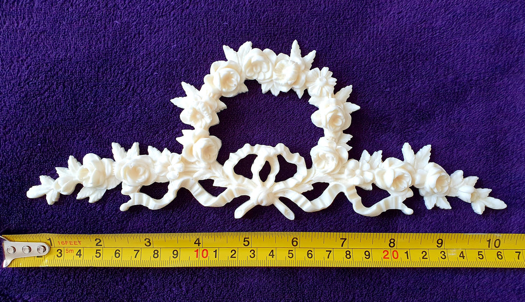 DECORATIVE MOUNT FLORAL PLASTIC WALL MIRROR DECORATION (No43)