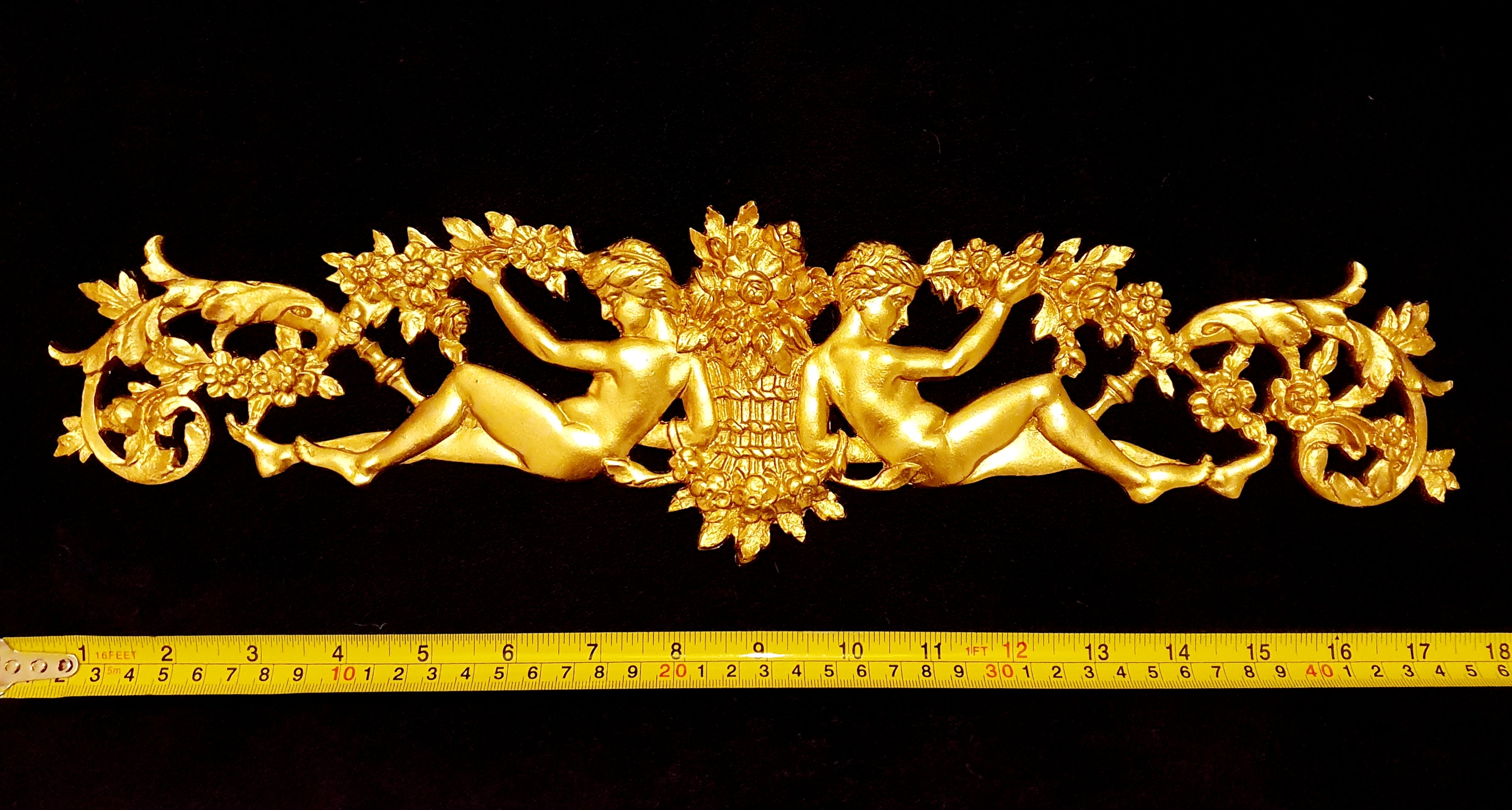 LARGE LOUIS XVI CHABBY CHIC WALL MIRROR MOULDING DECORATION (No47)