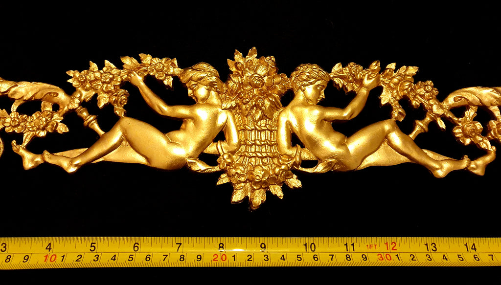 LARGE LOUIS XVI CHABBY CHIC WALL MIRROR MOULDING DECORATION (No47)