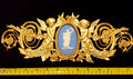 LARGE ORNATE LOUIS XVI STYLE PLASTIC WALL DOOR MOULDING DECORATION (No39)