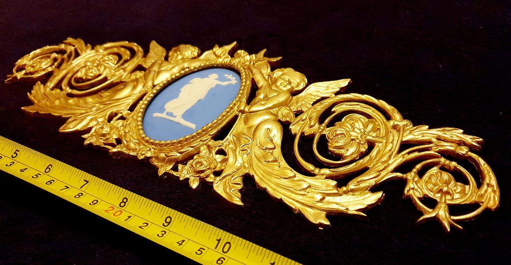 LARGE ORNATE LOUIS XVI STYLE PLASTIC WALL DOOR MOULDING DECORATION (No39)