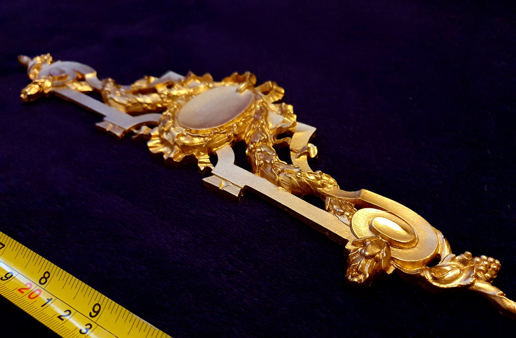 LARGE ORNATE LOUIS XVI WALL MIRROR MOULDING DECORATION (No51)
