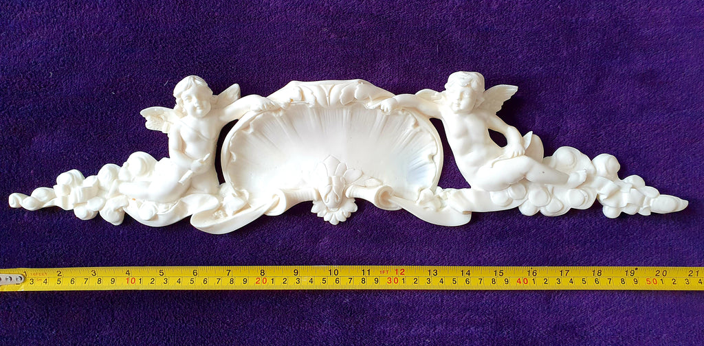 LARGE LOUIS XVI CHABBY CHIC WALL MIRROR MOULDING DECORATION (No46)