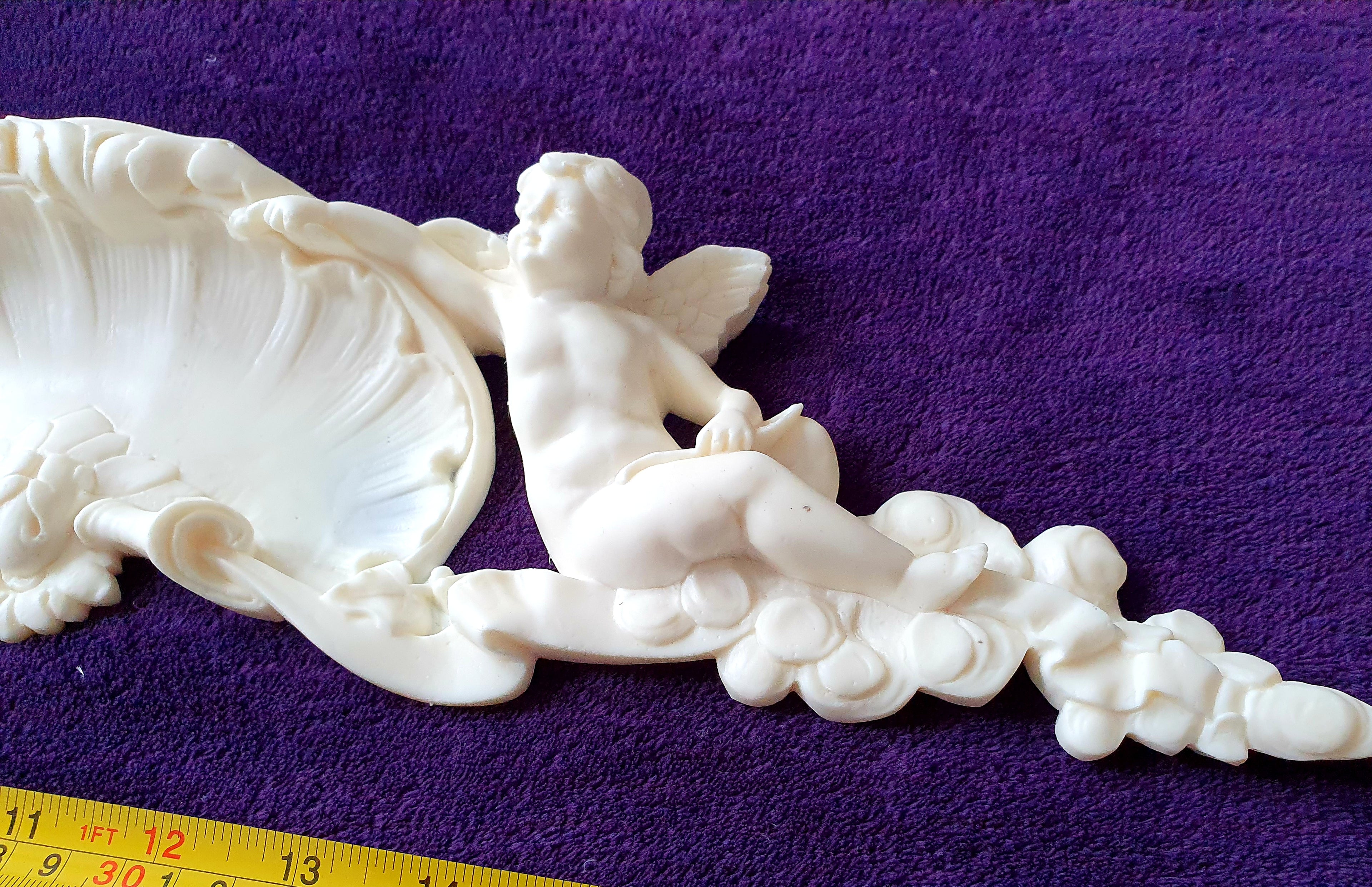 LARGE LOUIS XVI CHABBY CHIC WALL MIRROR MOULDING DECORATION (No46)