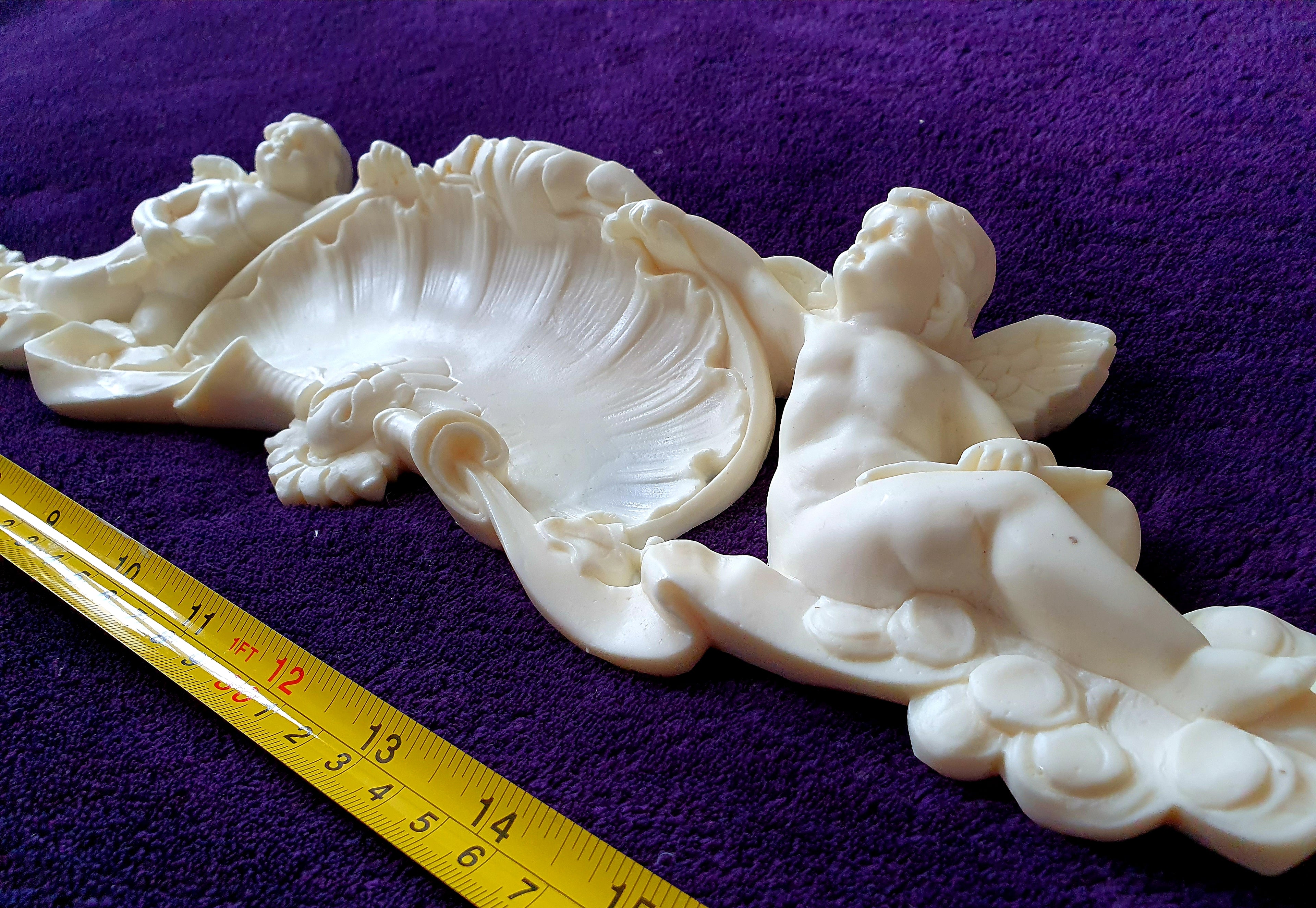 LARGE LOUIS XVI CHABBY CHIC WALL MIRROR MOULDING DECORATION (No46)