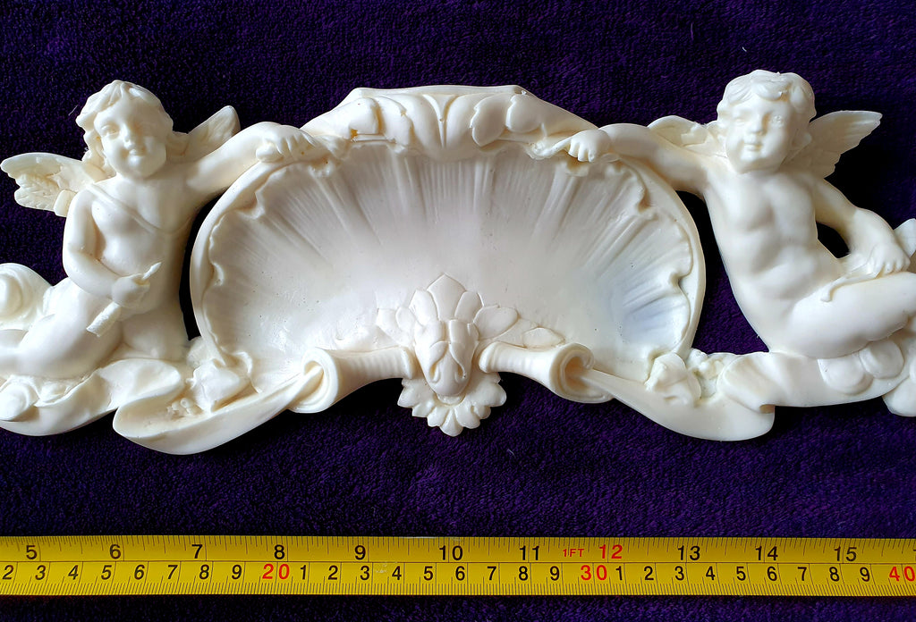 LARGE LOUIS XVI CHABBY CHIC WALL MIRROR MOULDING DECORATION (No46)
