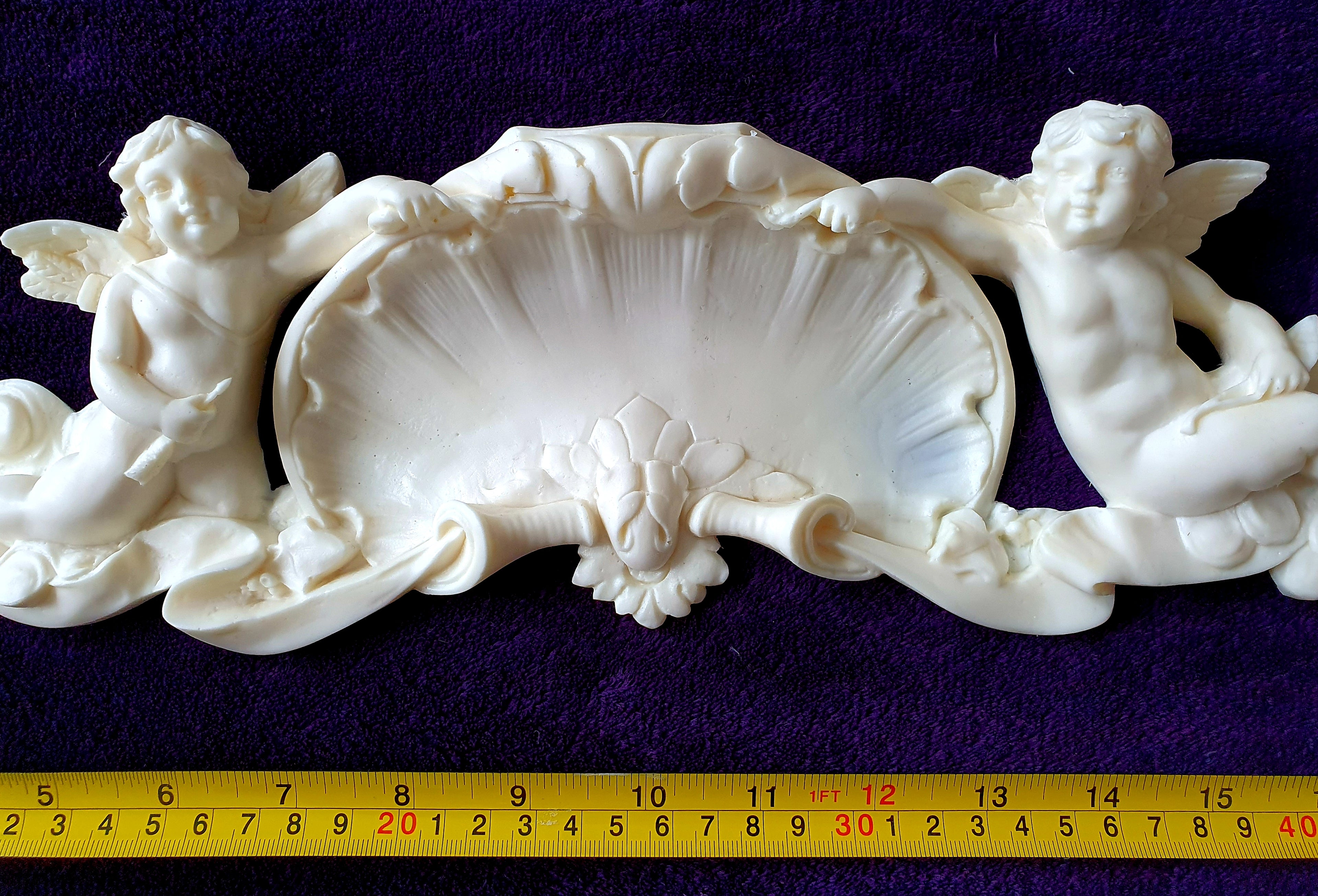 LARGE LOUIS XVI CHABBY CHIC WALL MIRROR MOULDING DECORATION (No46)