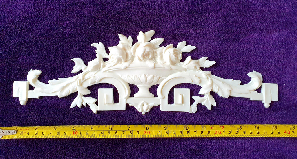 LARGE ORNATE LOUIS XVI WALL MIRROR MOULDING DECORATION (No50)