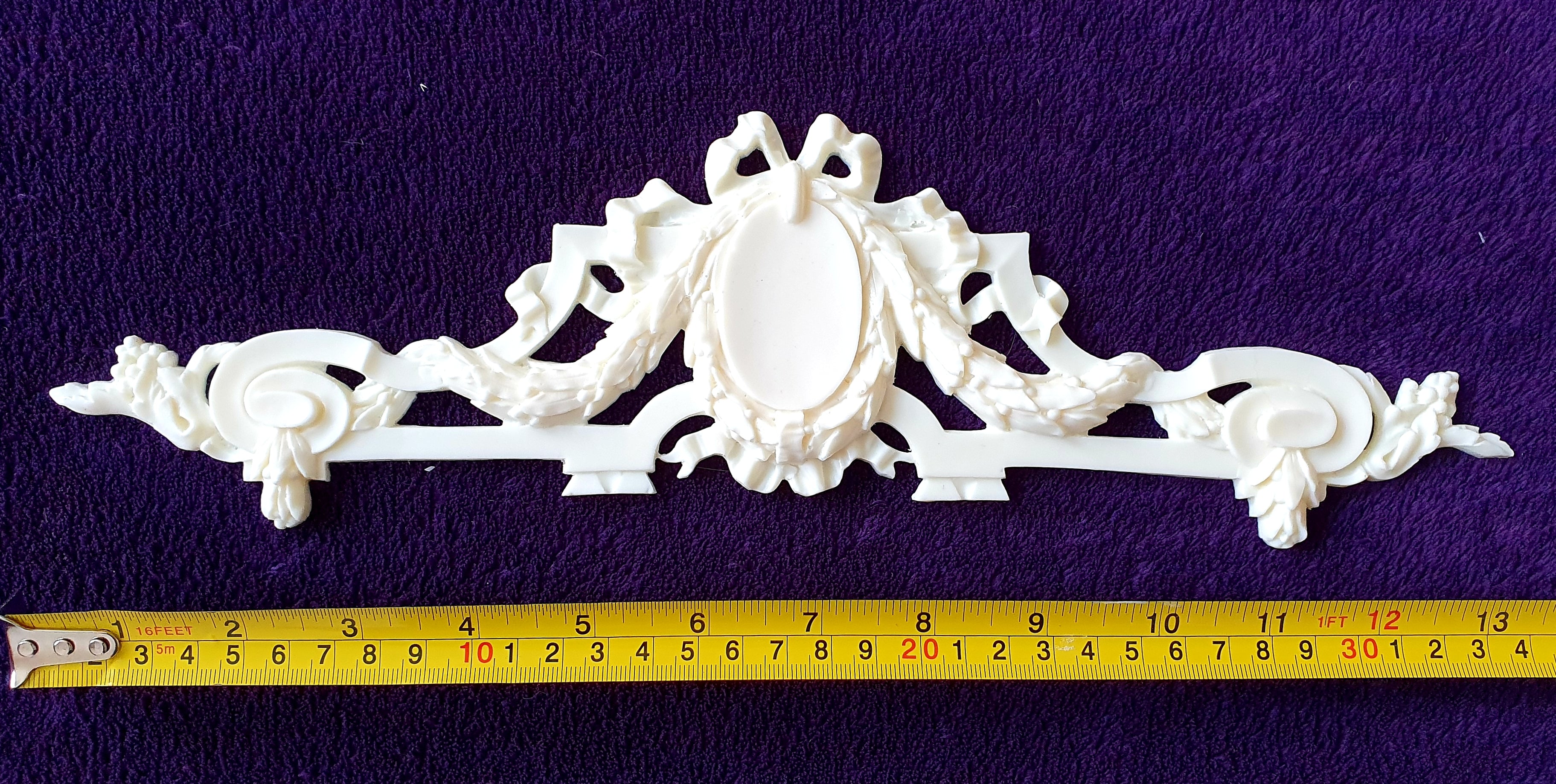 LARGE ORNATE LOUIS XVI WALL MIRROR MOULDING DECORATION (No51)