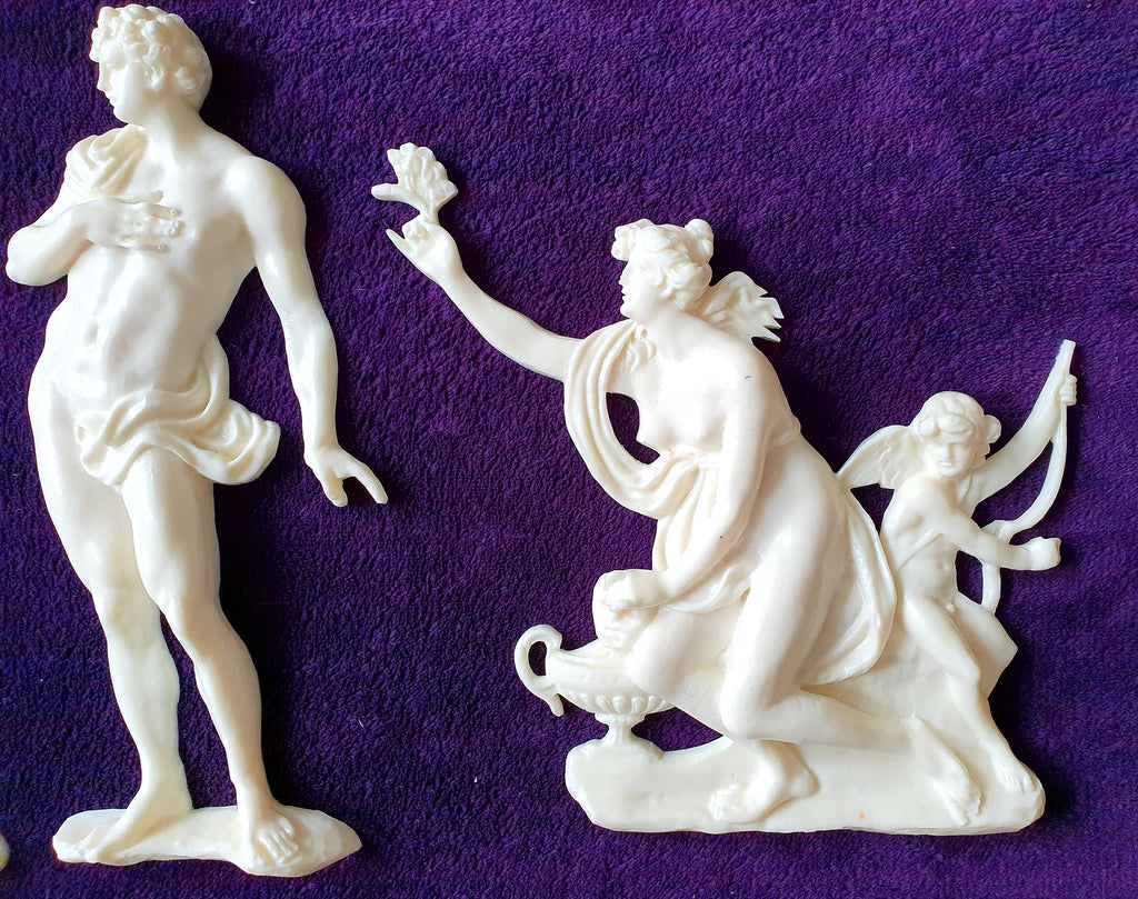 FRENCH ANTIQUE LOUIS XIV RESIN WALL STATUES RELIEF MOULDING DECORATION (No30)