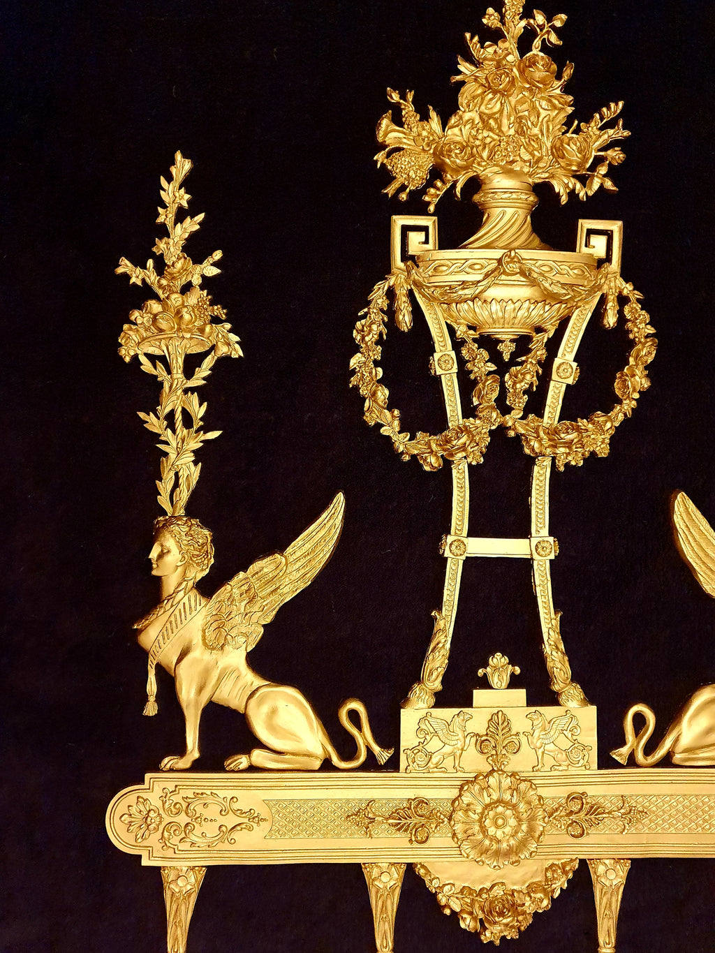 1 DECORATIVE ANTIQUE LOUIS XVI MARIE ANTOINETTE STYLE GILT OR WHITE WALL PANELLING PANEL (No115)