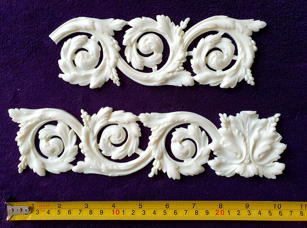 LARGE ORNATE LOUIS XVI WALL MIRROR MOULDING DECORATION (No48)
