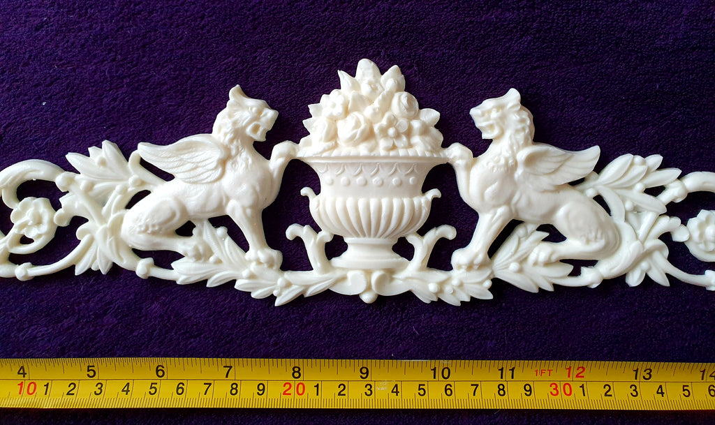 LARGE EMPIRE ONLAY GRIFFIN WALL APPLIQUE MOULDING (No45)