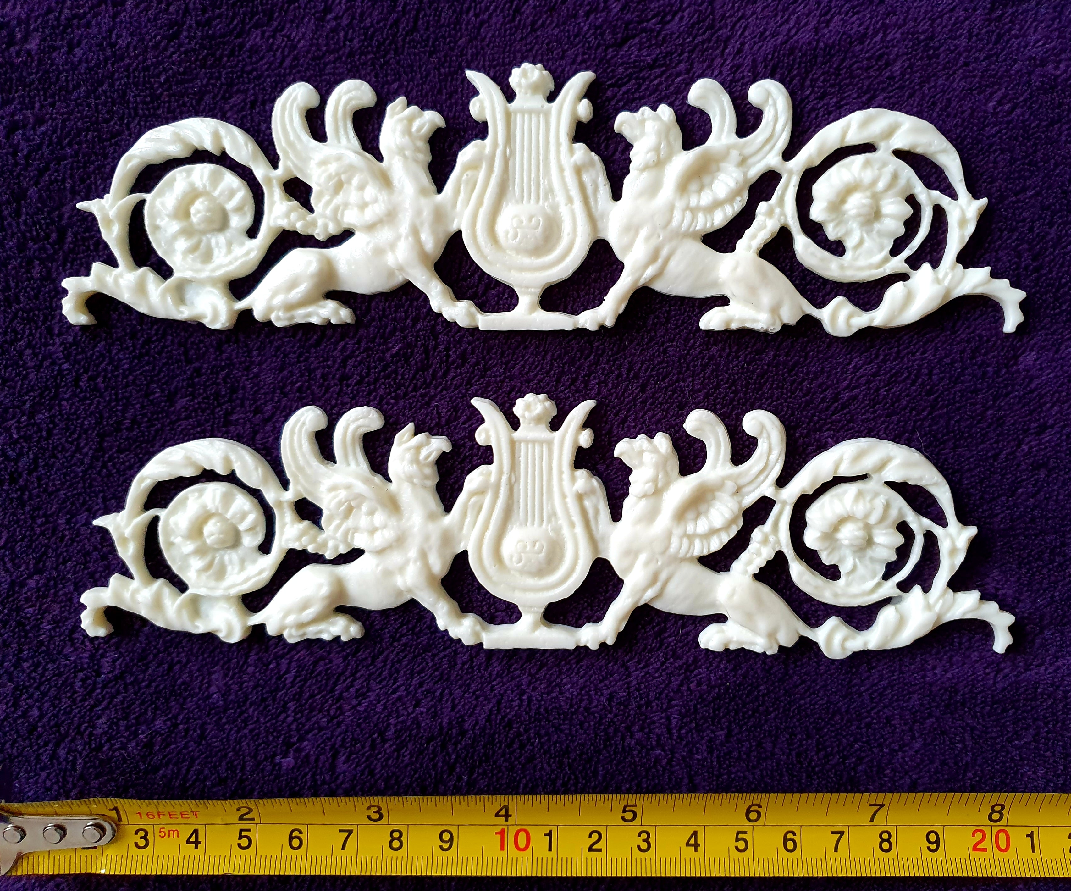 PAIR EMPIRE WALL DOOR MOULDING DECORATION (No26)
