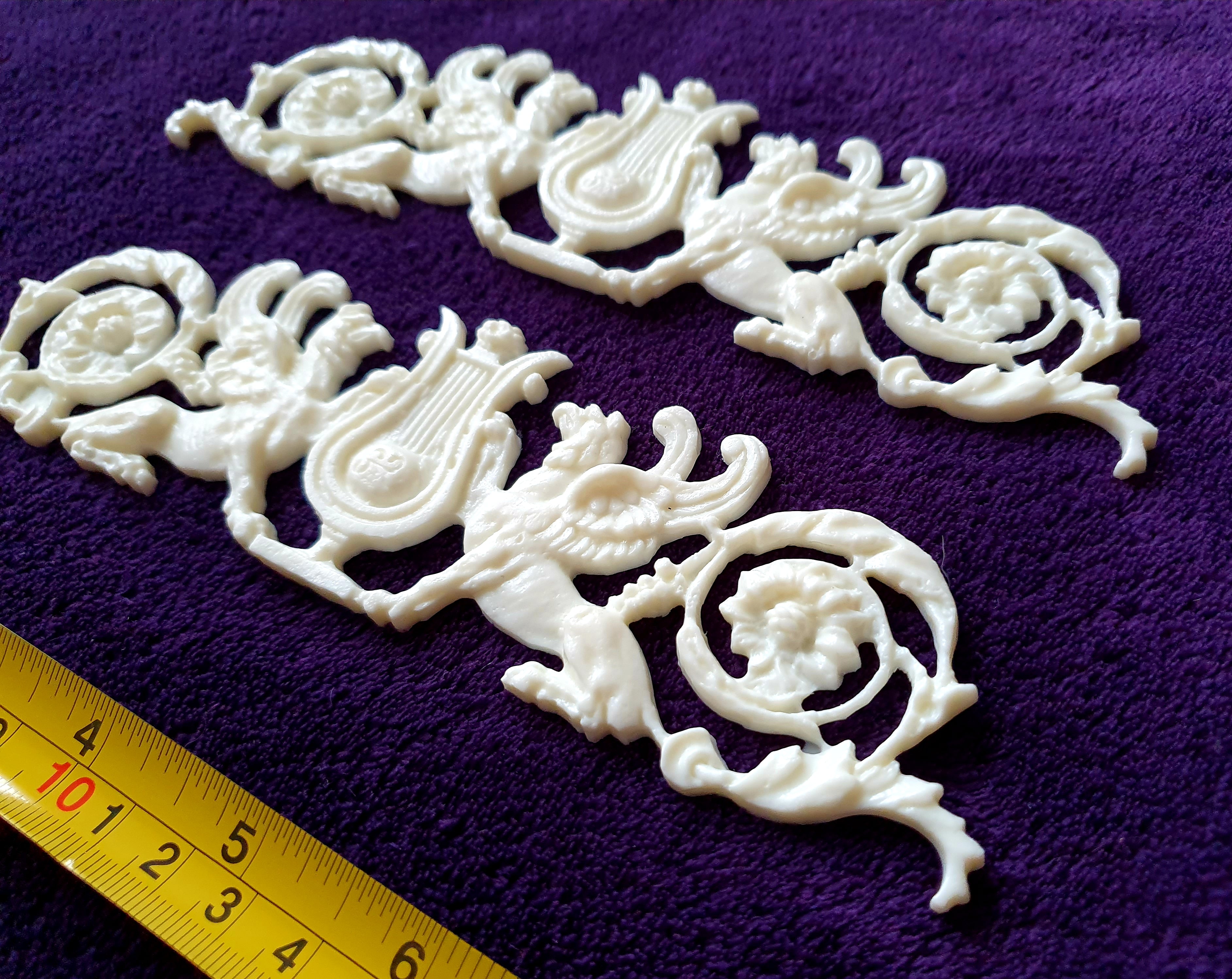 PAIR EMPIRE WALL DOOR MOULDING DECORATION (No26)