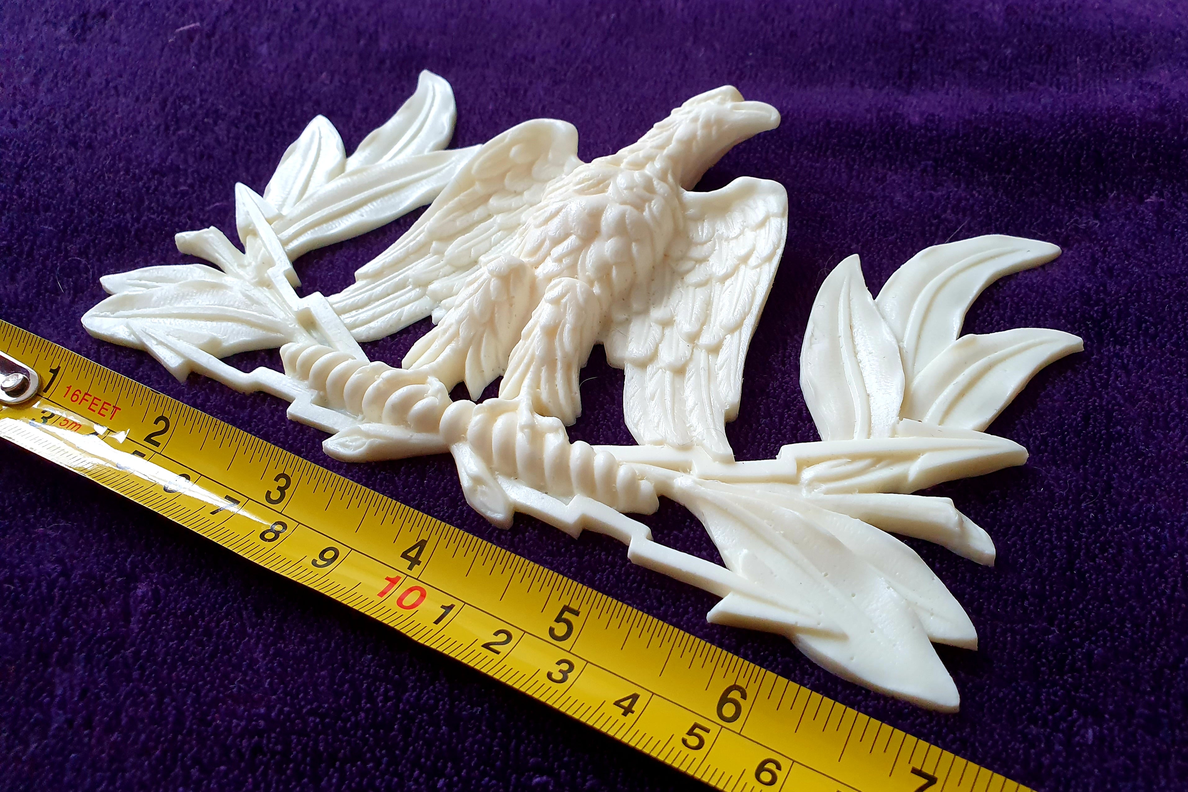 ORNATE ANTIQUE STYLE EAGLE WALL MIRROR MOULDING DECORATION (No144)