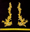 PAIR ORNATE ANTIQUE STYLE WALL MIRROR MOULDING DECORATION (No112)