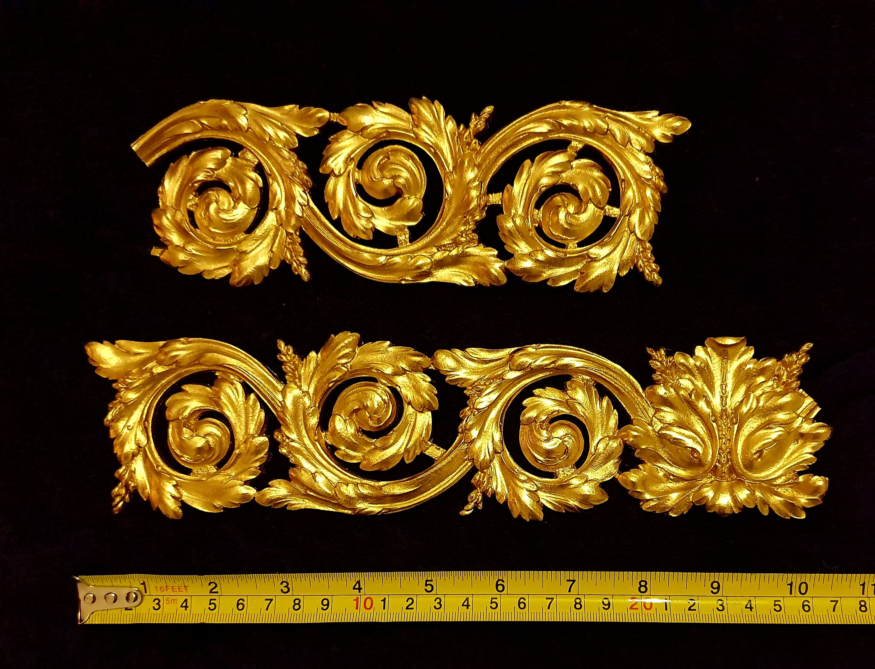LARGE ORNATE LOUIS XVI WALL MIRROR MOULDING DECORATION (No48)