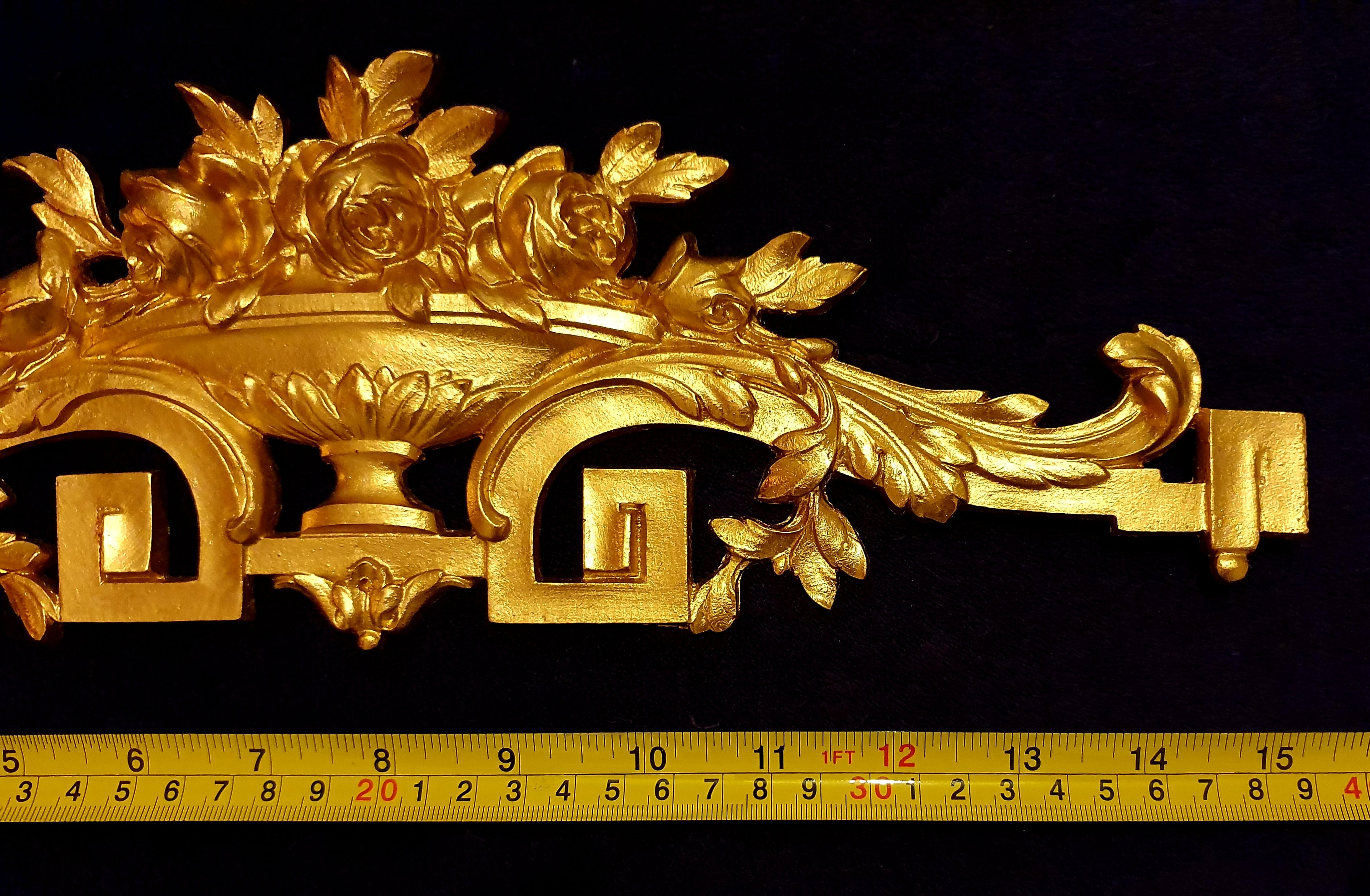 LARGE ORNATE LOUIS XVI WALL MIRROR MOULDING DECORATION (No50)