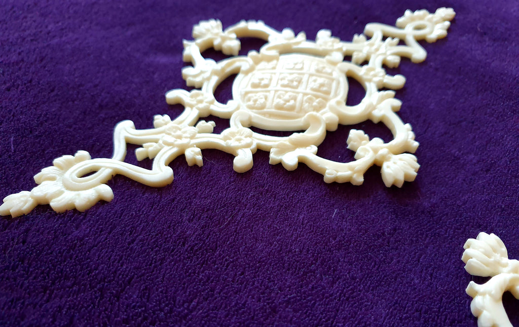 PAIR DECORATIVE MOULDING ONLAY LOUIS XVI DECORATION (No18)