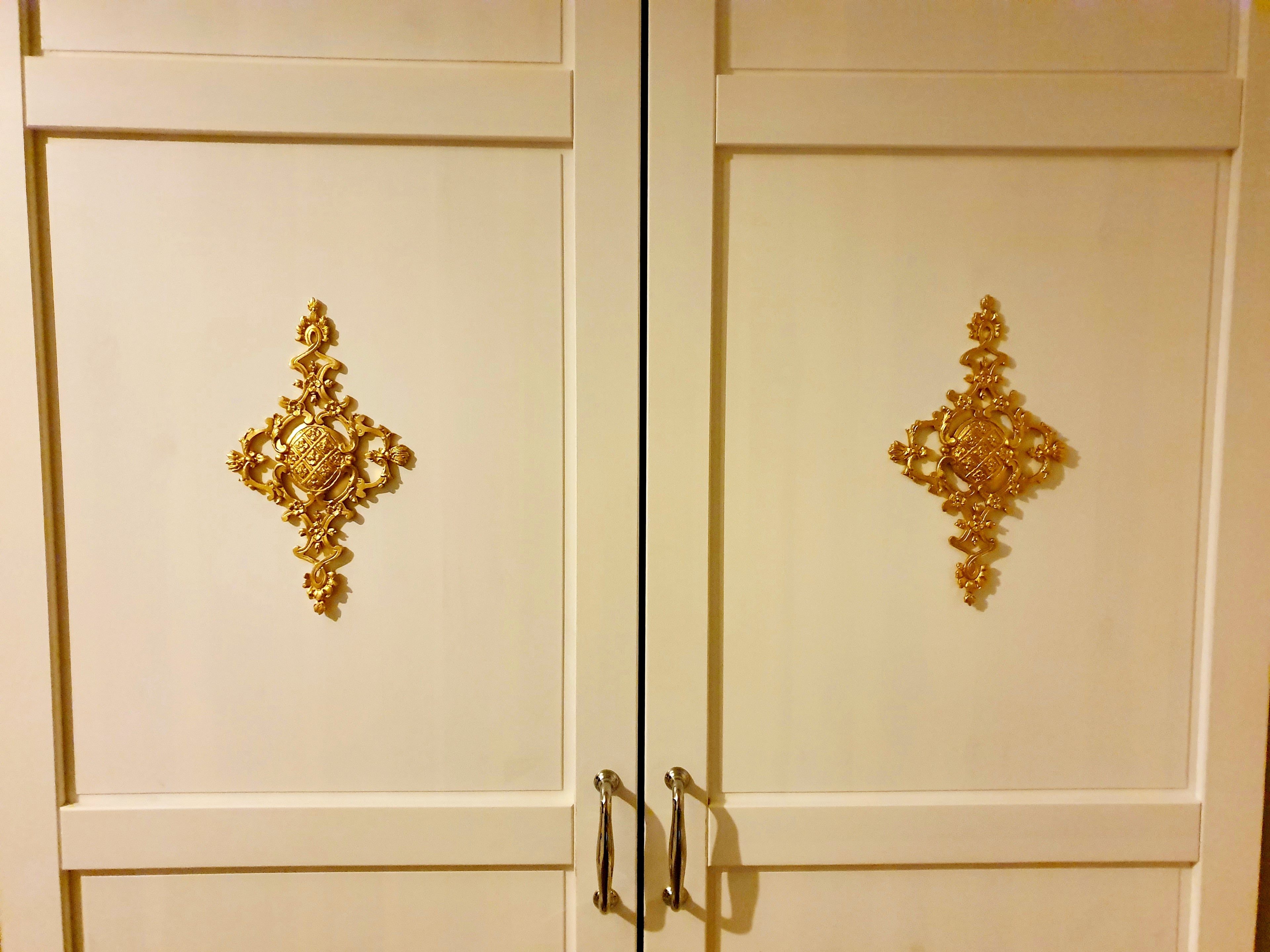 PAIR DECORATIVE MOULDING ONLAY LOUIS XVI DECORATION (No18)