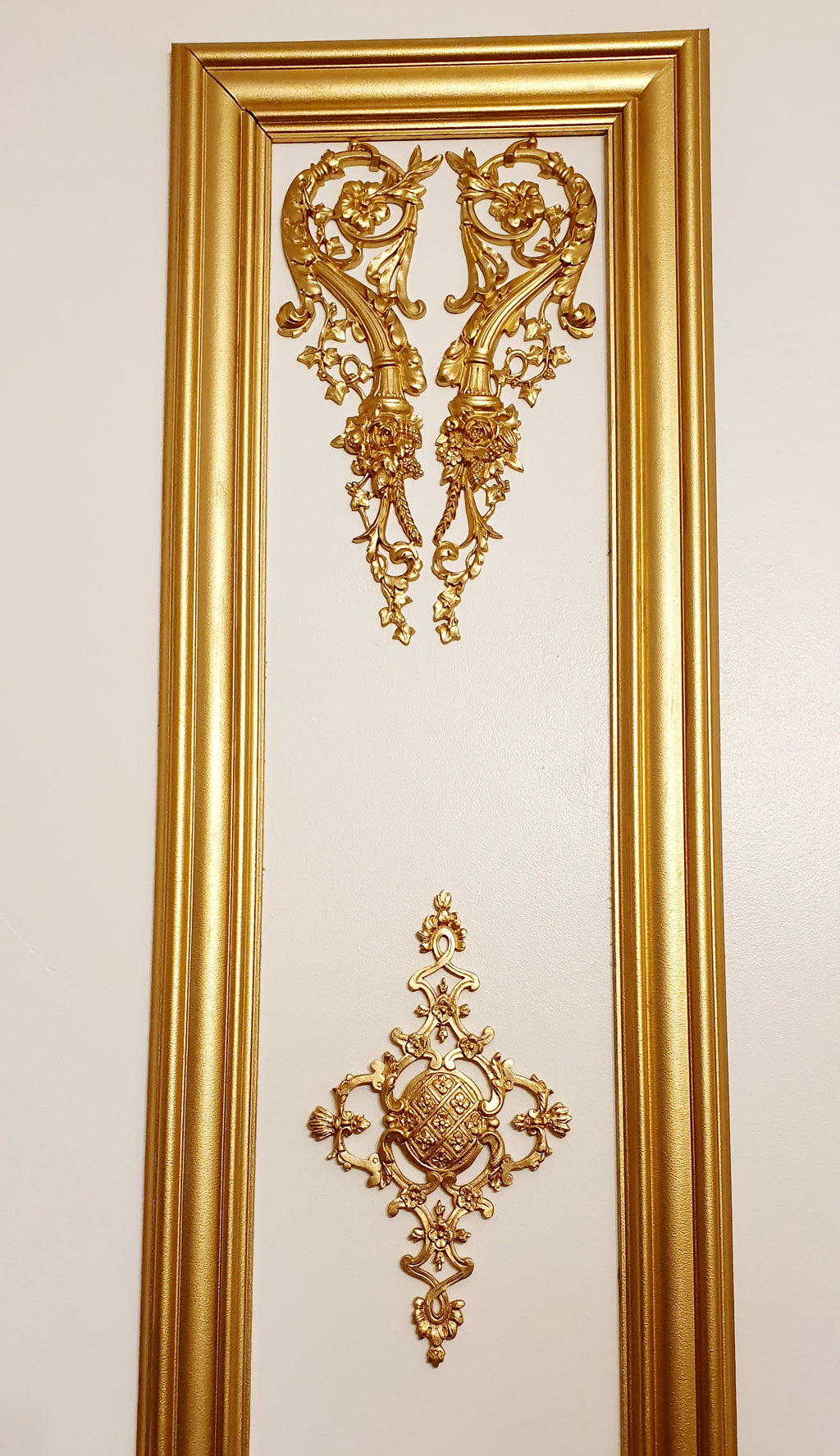 PAIR DECORATIVE MOULDING ONLAY LOUIS XVI DECORATION (No18)