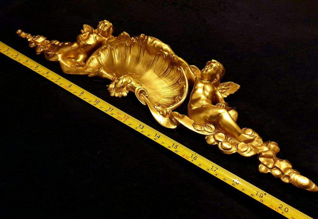 LARGE LOUIS XVI CHABBY CHIC WALL MIRROR MOULDING DECORATION (No46)