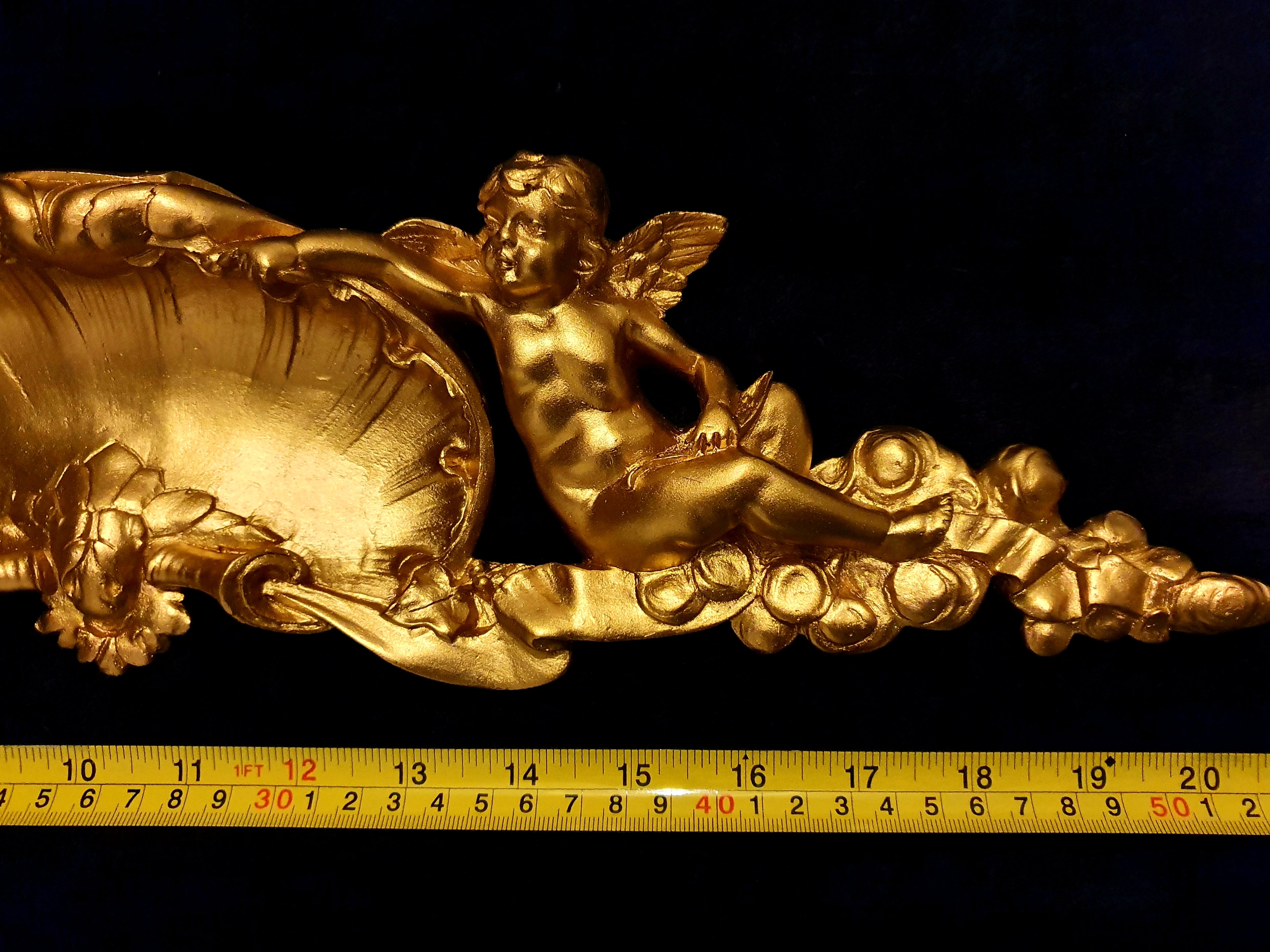 LARGE LOUIS XVI CHABBY CHIC WALL MIRROR MOULDING DECORATION (No46)