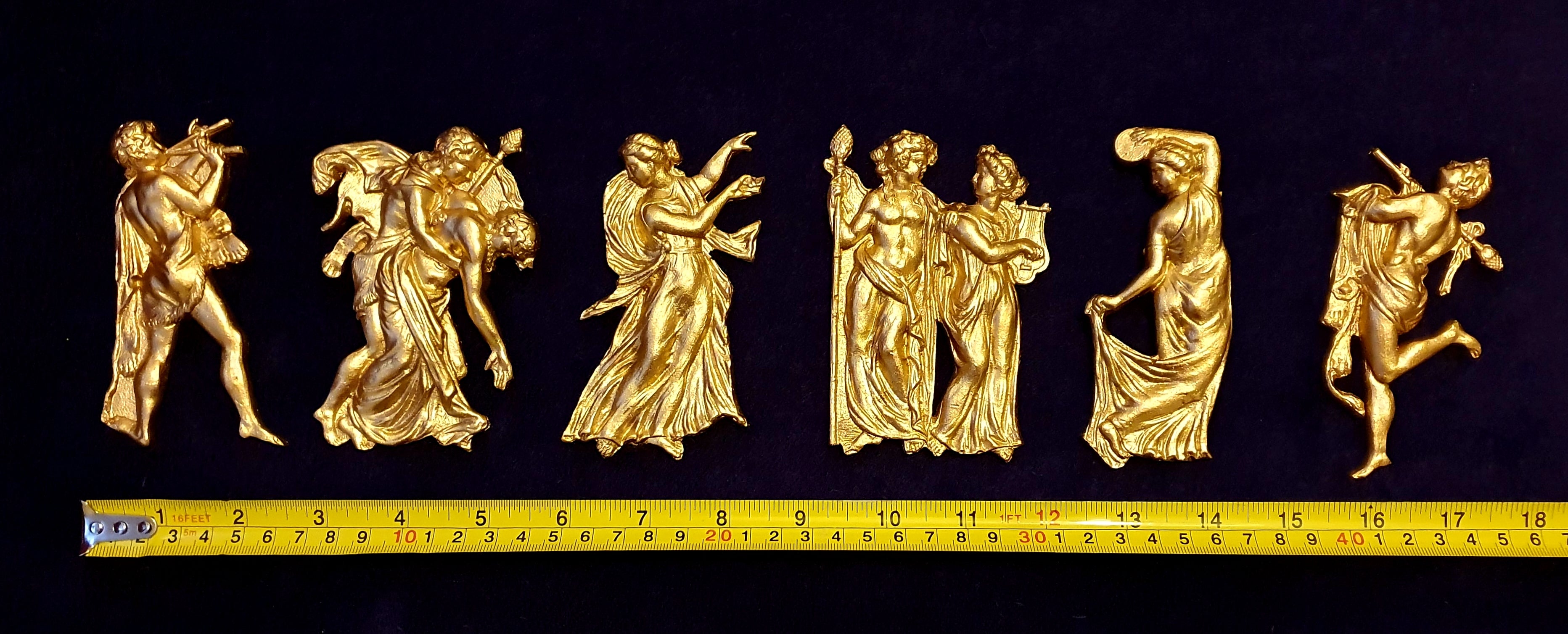 6 DECORATIVE MOULDING ANTIQUE STATUE WALL DECORATION (No27)