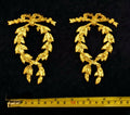 PAIR DECORATIVE MOULDING ANTIQUE STYLE WALL MIRROR DECORATION (No63)