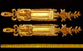 PAIR DECORATIVE MOULDING ANTIQUE STYLE WALL MIRROR DECORATION (No75)