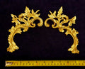 PAIR DECORATIVE MOULDING ANTIQUE STYLE WALL MIRROR DECORATION (No73)