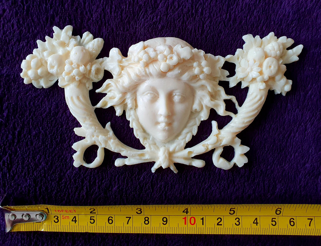ORNATE ANTIQUE STYLE WALL ONLAY MIRROR MOULDING DECORATION (No121)