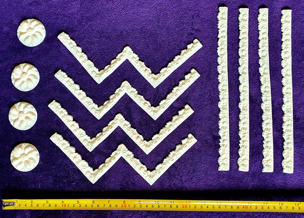 1 LARGE FRAME EMPIRE WALL MOULDING ONLAY APPLIQUE (No129)