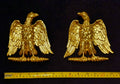 LARGE PAIR EMPIRE EAGLES WALL MOULDING ONLAY APPLIQUE (No134)